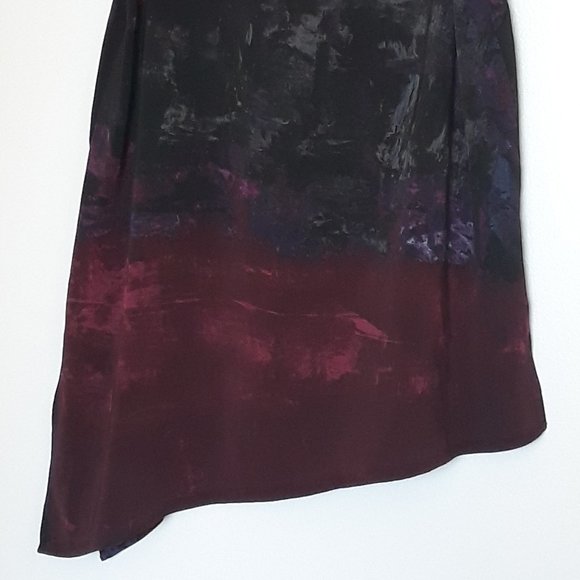 Rachel Rachel Roy Sleeveless Multi-Colour Tunic Top w/Asymmetrical Hemline, Sz.M - Picture 6 of 13